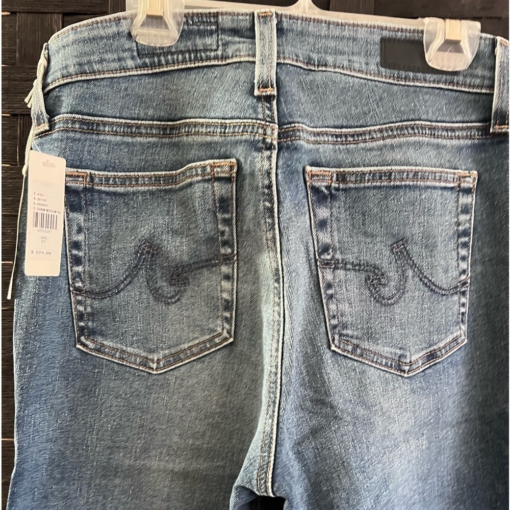 NWT AG Stevie High-Rise Straight Jeans Anthropologie Size 26 color FELICITY - Picture 9 of 12